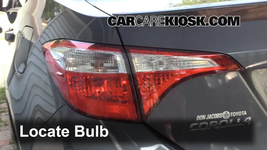 2014 Toyota Corolla S 1.8L 4 Cyl. Lights Reverse Light (replace bulb)